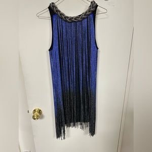 Ombré fringe dress